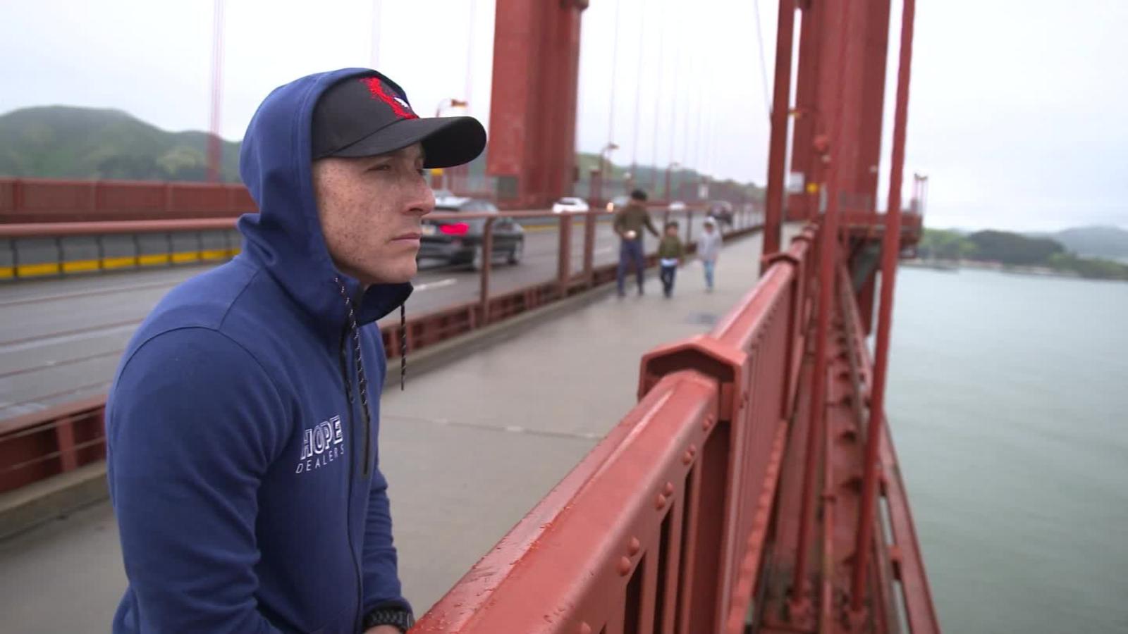He jumped off the Golden Gate Bridge and survived. Now, he's seeing his