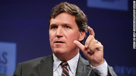 Fox News host Tucker Carlson discusses &#39;Populism and the Right&#39; during the National Review Institute&#39;s Ideas Summit at the Mandarin Oriental Hotel March 29, 2019 in Washington, DC. Carlson talked about a large variety of topics including dropping testosterone levels, increasing rates of suicide, unemployment, drug addiction and social hierarchy at the summit, which had the theme &#39;The Case for the American Experiment.&#39;