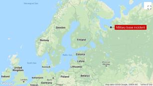 Radiation map severodvinsk