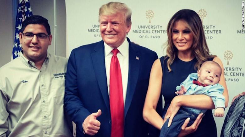 Αποτέλεσμα εικόνας για trump with baby