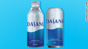 Coca-Cola will sell Dasani in aluminum cans and bottles