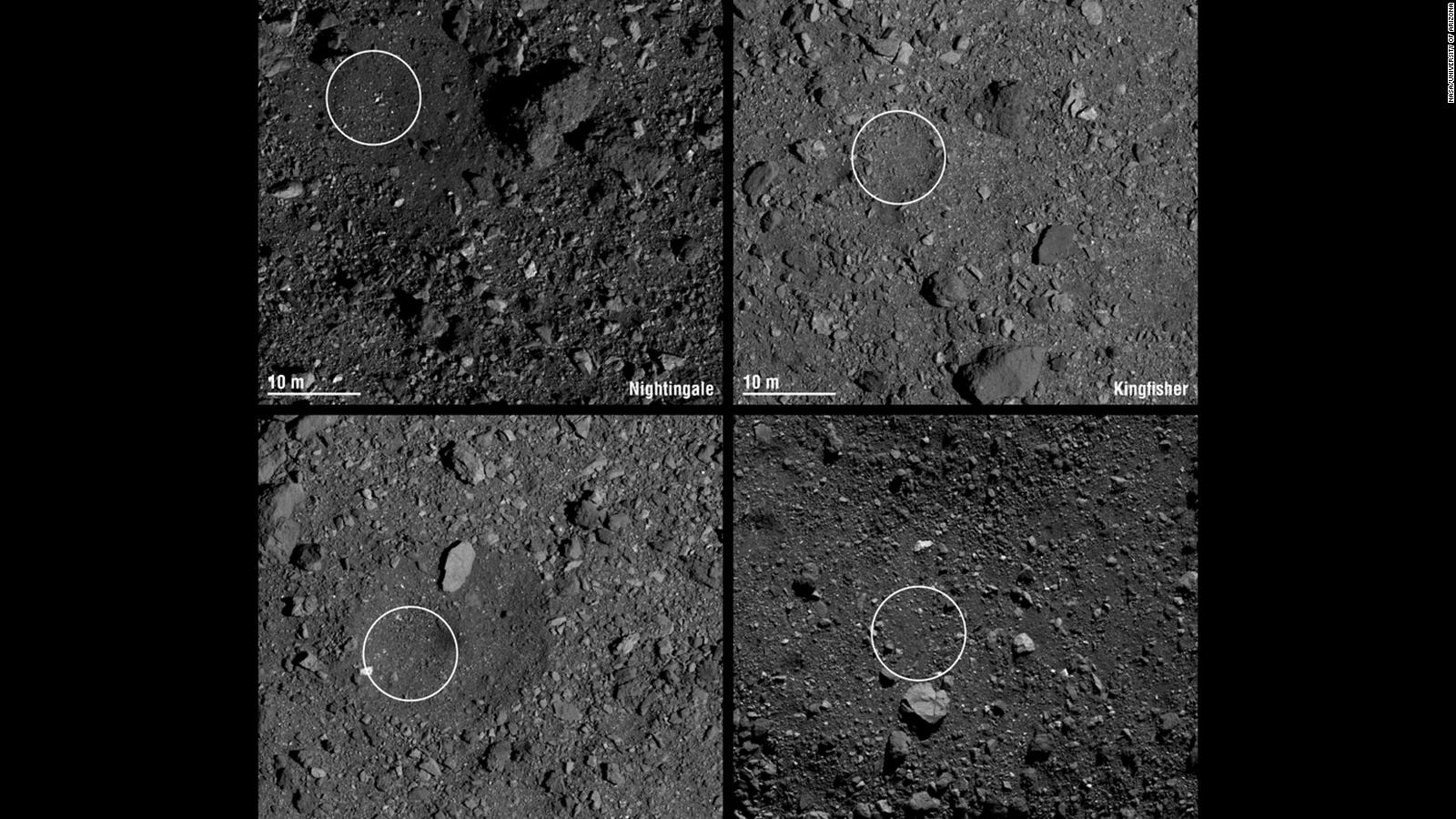 Nasa Asteroid Mission New Images Show Historic Landing And Sample