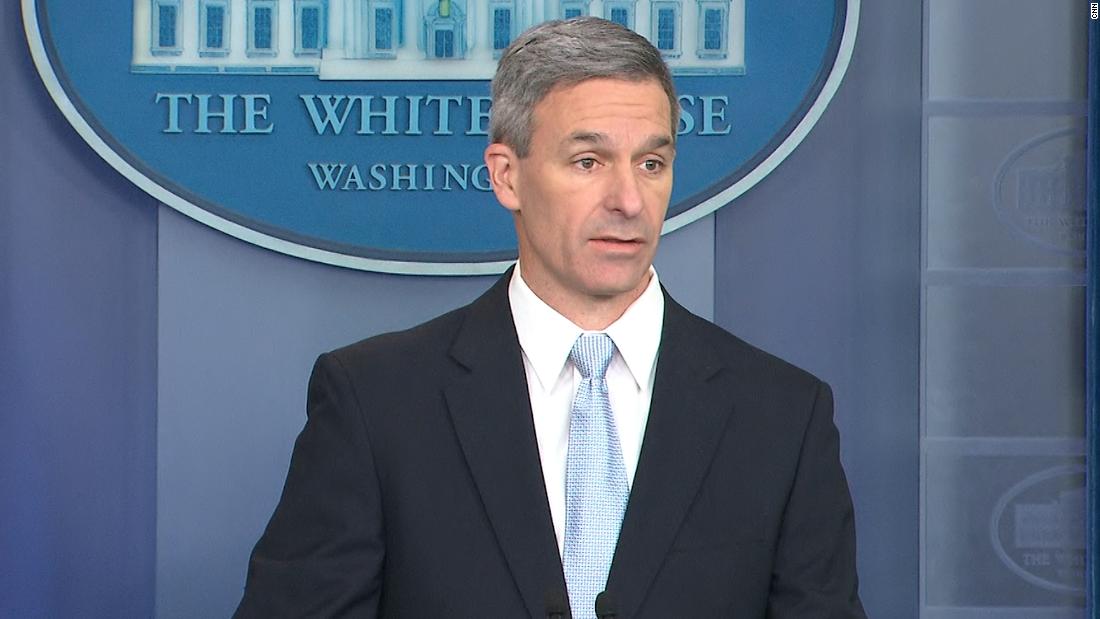 Former Homeland Security official Cuccinelli talks to January 6 committee