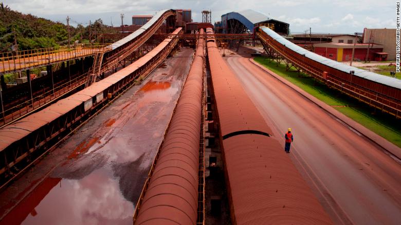 A major iron ore mine in northern Brazil. 