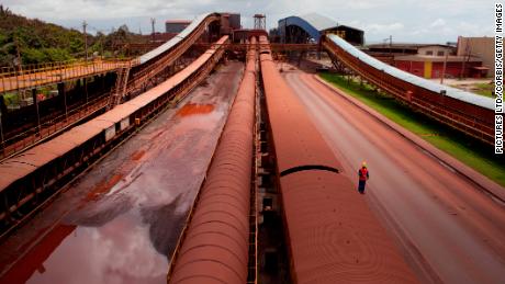 A major iron ore mine in northern Brazil.
