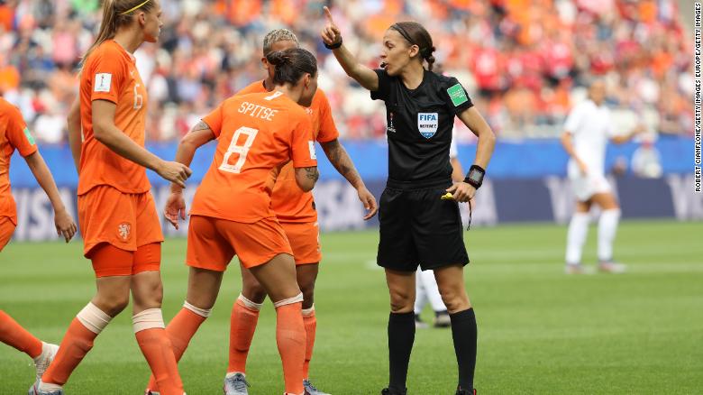 Frappart was in charge of this summer&#39;s Women&#39;s World Cup final. 