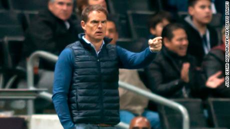 Frank De Boer coached in the Premier League before moving to the States. 