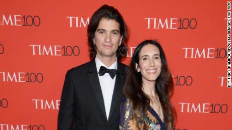 WeWork Co-Founder and CEO Adam Neumann and Rebekah Paltrow Neumann attend the 2018 Time 100 Gala at Jazz at Lincoln Center on April 24, 2018 in New York City. 