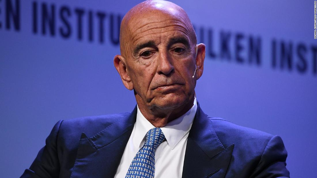 Former Trump adviser Tom Barrack to go on trial for foreign lobbying charges in September