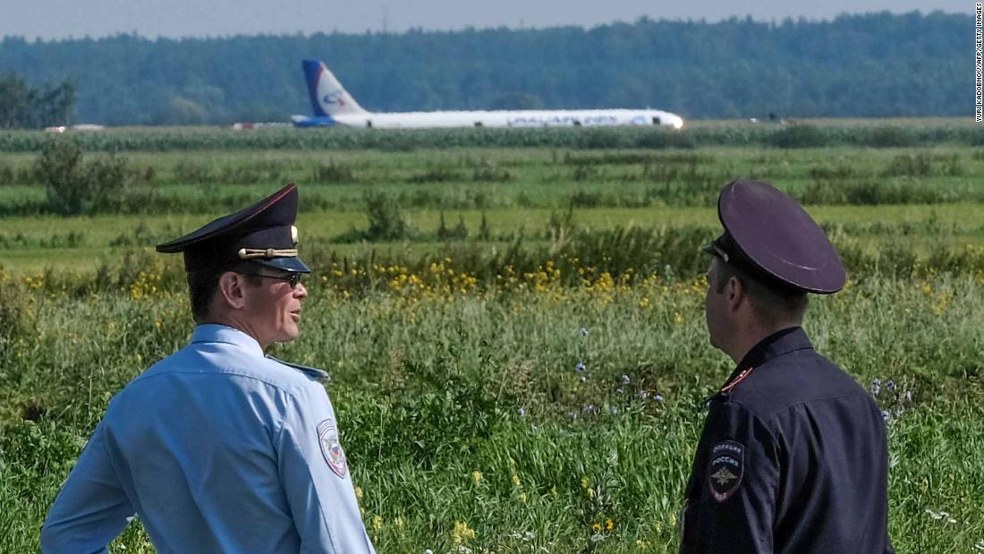 Russian Jet Crash Lands In Field After Striking Flock Of Gulls CNN Video   190815120004 10 Russian Plane Emergency Landing 0815 Super Tease 