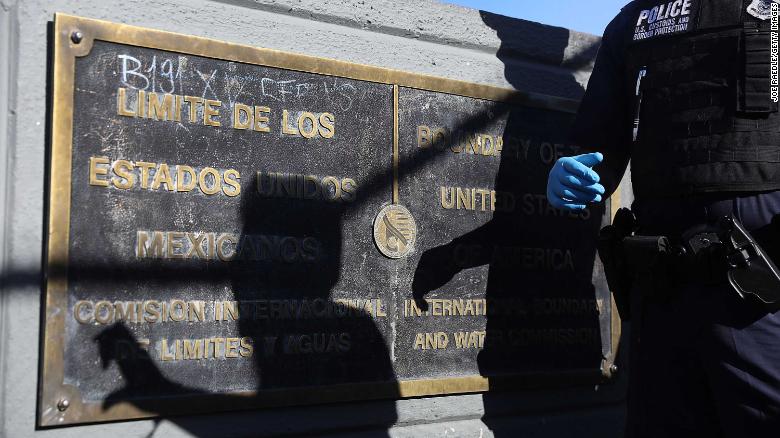 EL PASO, MEXICO - JUNE 20:  U.S. Border Patrol agents check passports at the Paso Del Norte Port of Entry, where the U.S. and Mexico border meet, as people walk across the bridge to enter the United States on June 20, 2018 in El Paso, Texas. The Trump administration created a policy of "zero tolerance"  creating confusion for people seeking to reach the United States.  (Photo by Joe Raedle/Getty Images)