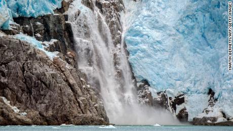 The Santa Ines glacier in southern Chile.