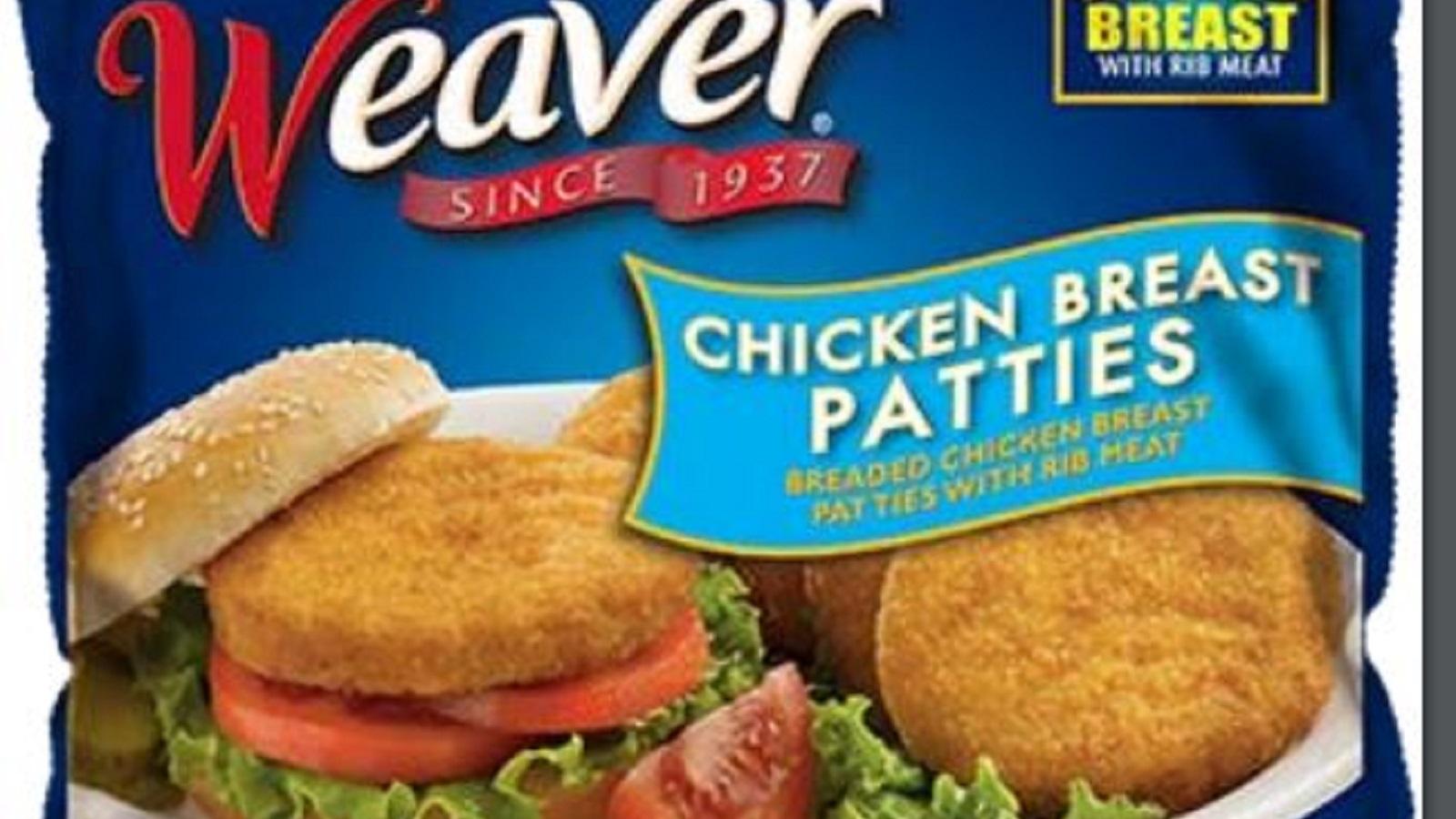 Tyson Foods recalls frozen chicken patties over contamination with