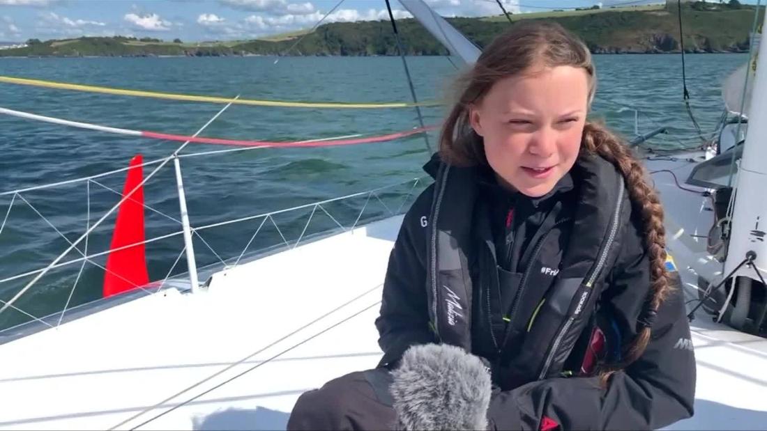 Greta Thunberg To Arrive In Nyc Wednesday Or Thursday After Yacht Hits Bad Weather Cnn Travel 