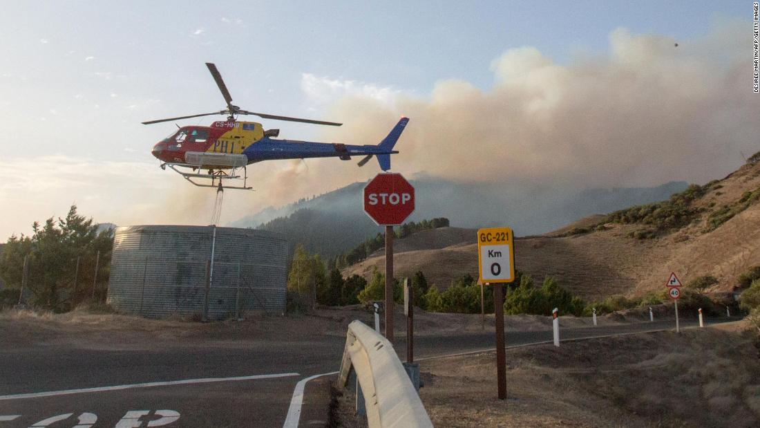 Canary Islands fires Over 9,000 evacuated as blaze rages CNN