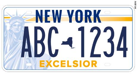 Could this be New York&#39;s next official license plate? State residents can vote on one of five options from now until September 2. 