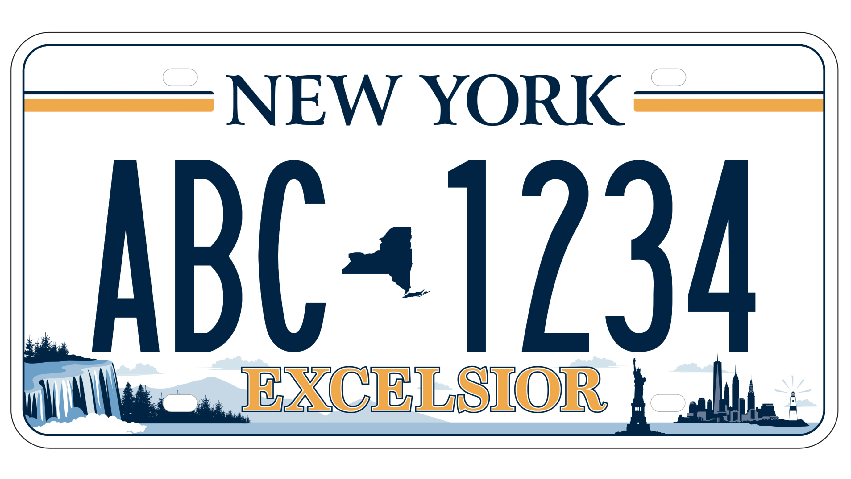 Excelsior New Yorkers Pick A Wide Ranging License Plate Design Cnn