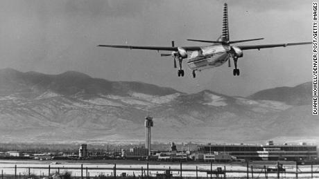 The Stapleton airport, in 1965