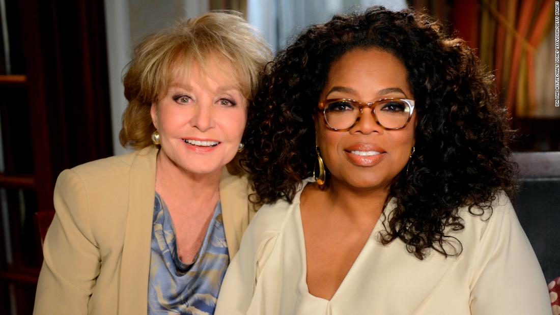 Walters interviewed media mogul Oprah Winfrey for her &quot;Most Fascinating People&quot; special in 2014.