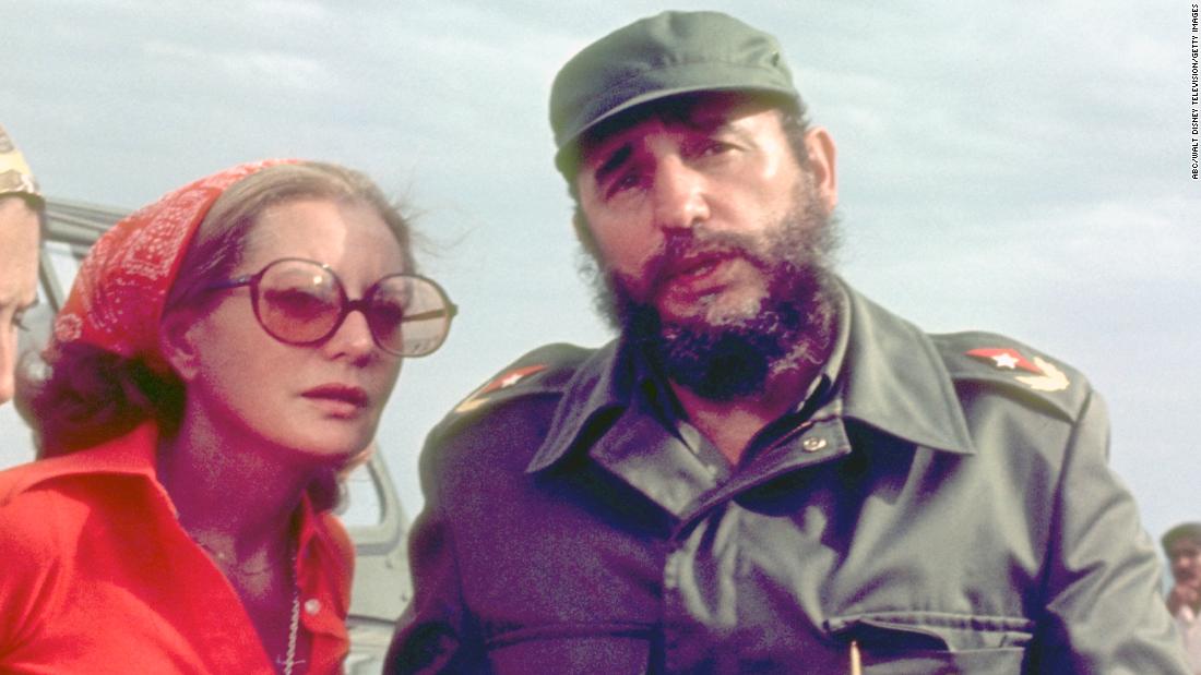 Walters interviewed Cuban President Fidel Castro as they crossed the Bay of Pigs for an ABC News special that aired in 1977.