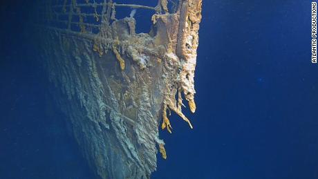 First Titanic dives in 14 years reveal how the ocean floor is swallowing up the shipwreck 