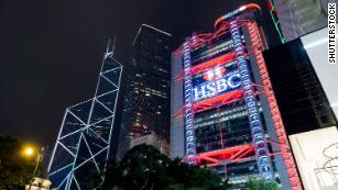 HSBC and other big banks call for a peaceful end to Hong Kong&#39;s protests