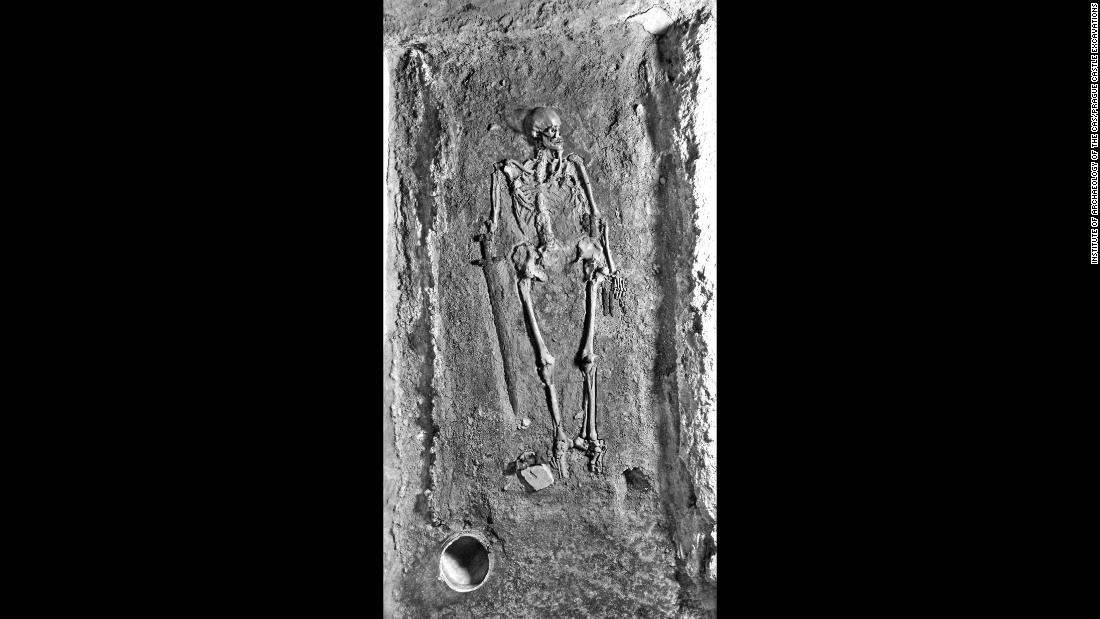 The remains inside grave IIIN199, found under Prague Castle in 1928, belong to a man from the 10th century. His identity has been the subject of great debate for years.
