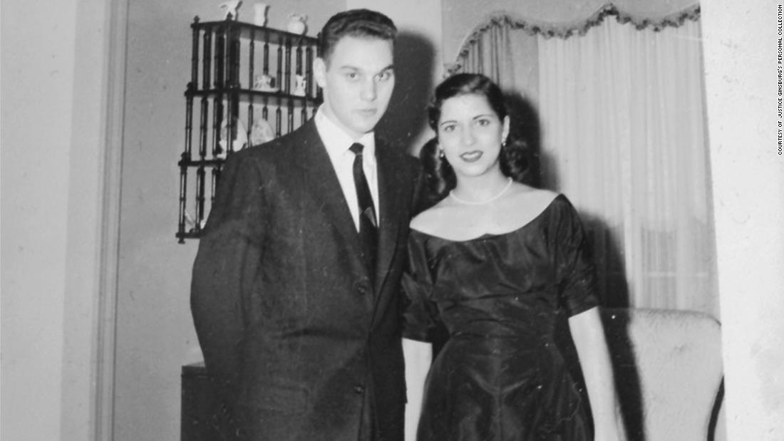 Ginsburg met her husband, Martin,&lt;strong&gt; &lt;/strong&gt;while attending Cornell University, and both went on to study law. The couple were engaged in December 1953.