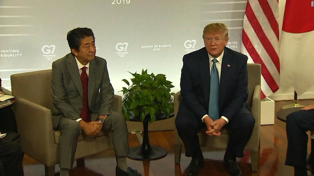 President Trump to reporter: 'You tell me' what we spoke about at G7 ...