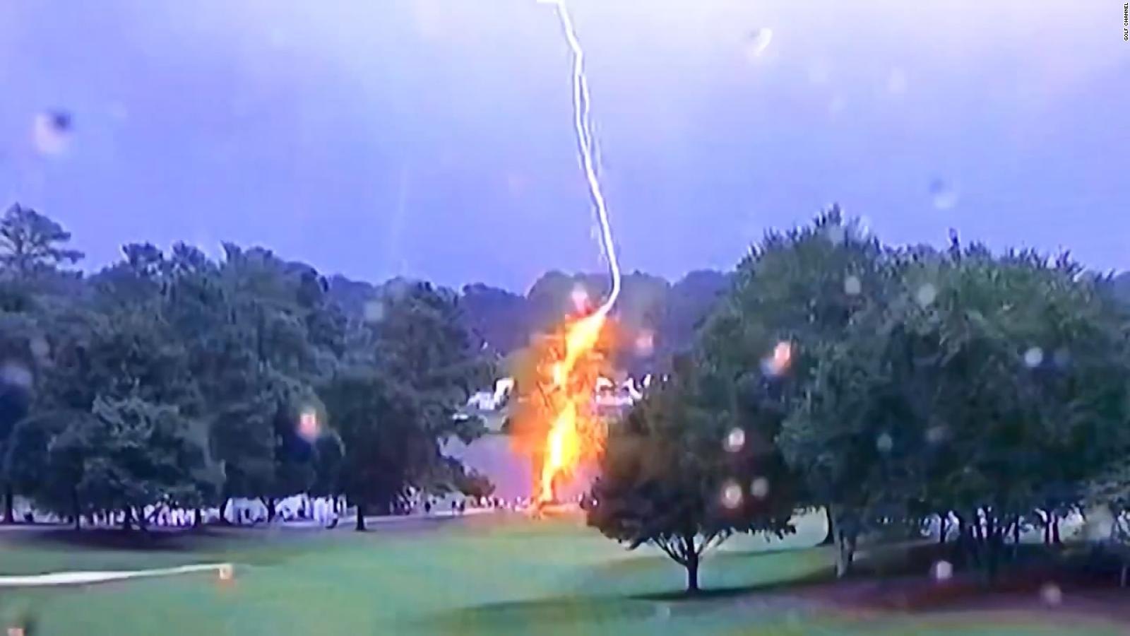 Lightning Strike At Atlanta Pga Golf Tournament Injures Multiple