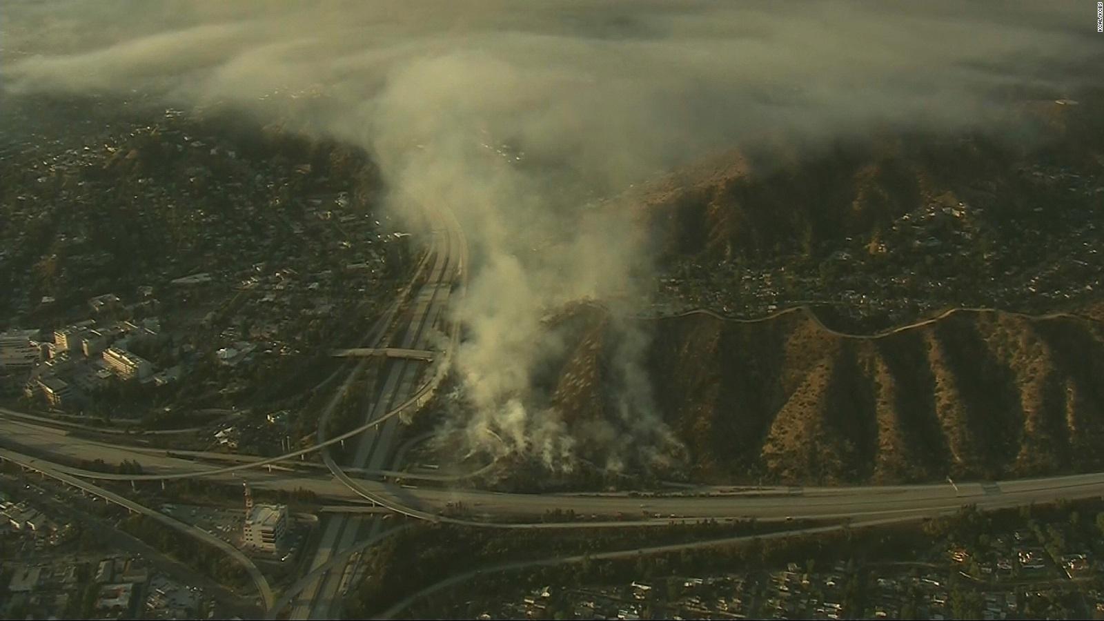 Brush fire prompted mandatory evacuations for several hours Sunday in