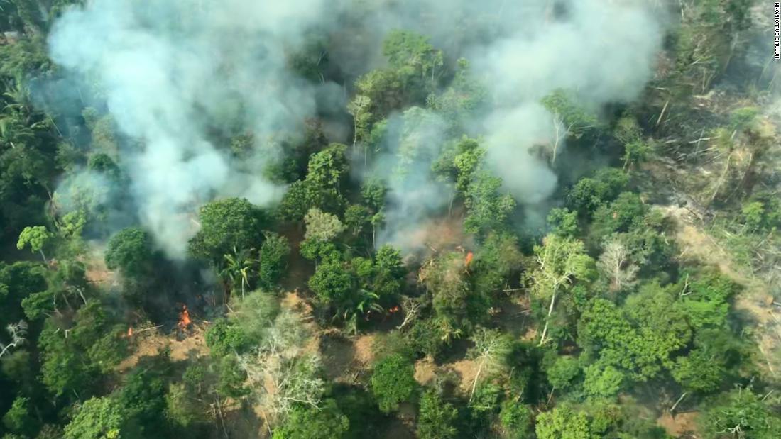 Amazon Forest Fires: Massive Damage Visible From Airplane - CNN