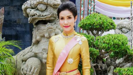 This undated handout from Thailand's Royal Office received on August 26, 2019 shows royal noble consort Sineenat Wongvajirapakdi.