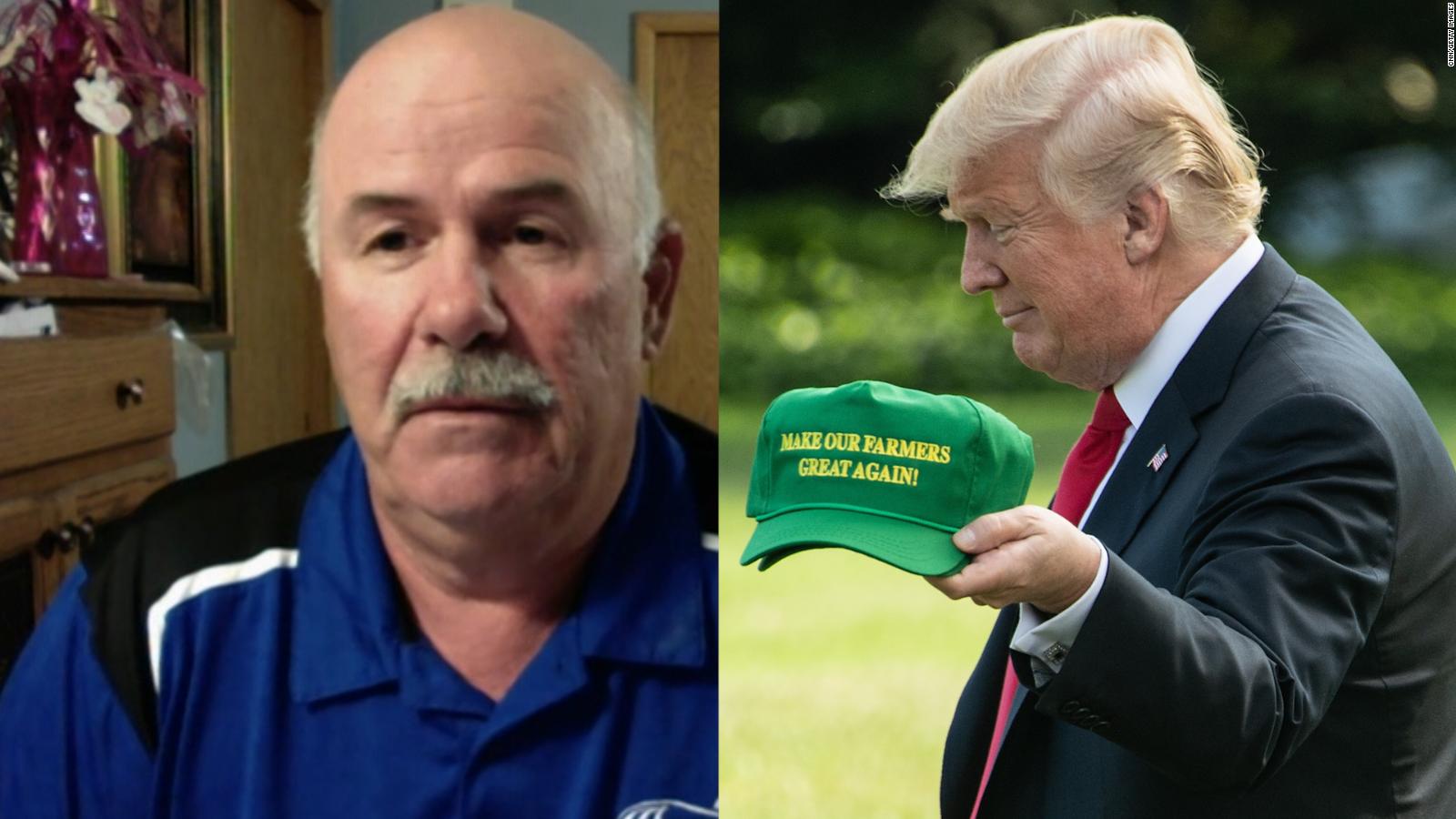 This farmer lost 400K. See his warning to Trump CNN Video