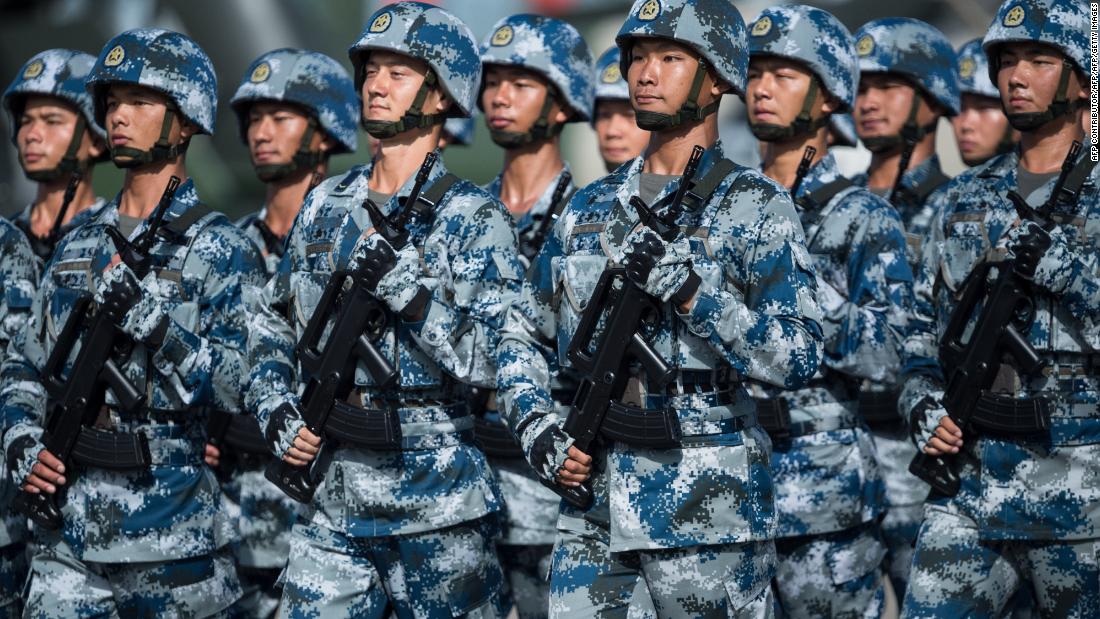 Why the Chinese military uses ridiculously blue uniforms