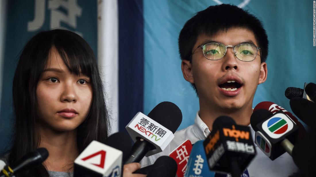 Joshua Wong Activist Banned From Local Hong Kong Election Cnn