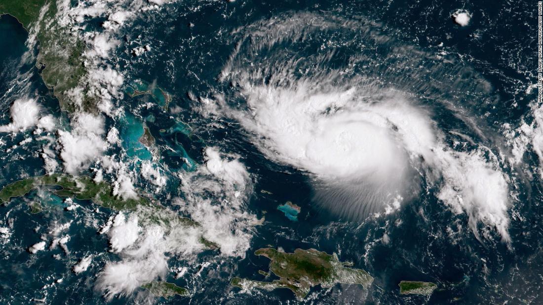 Hurricane Dorian heads for the US