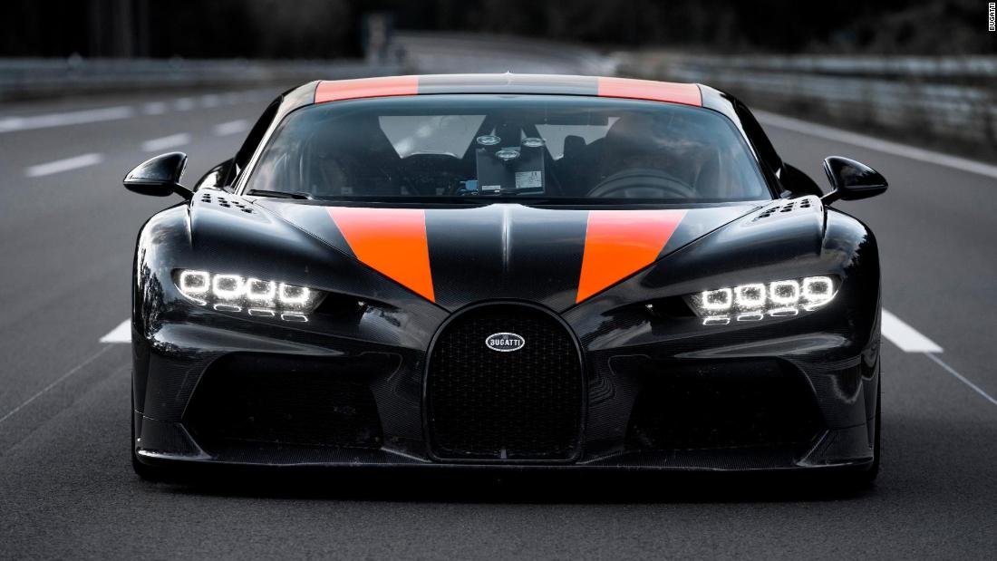 Power and Velocity Combined: Discover the World's Fastest Cars - Bugatti Chiron Super Sport 300+ Record-breaking speed achieved