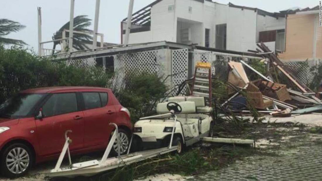 Dorian left heavy damage at this resort in Hope Town, Bahamas.
