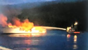 New photo shows response to diving boat fire