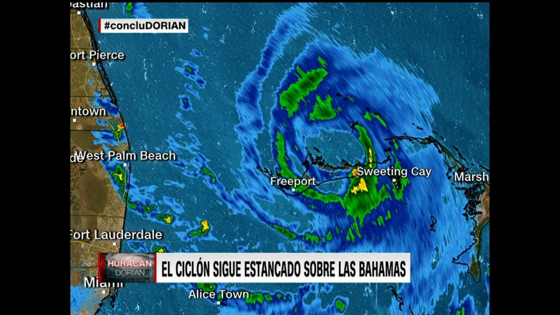 El Huracán Dorian Lleva Más De 30 Horas Estacionario Sobre Las Bahamas Cnn Video 