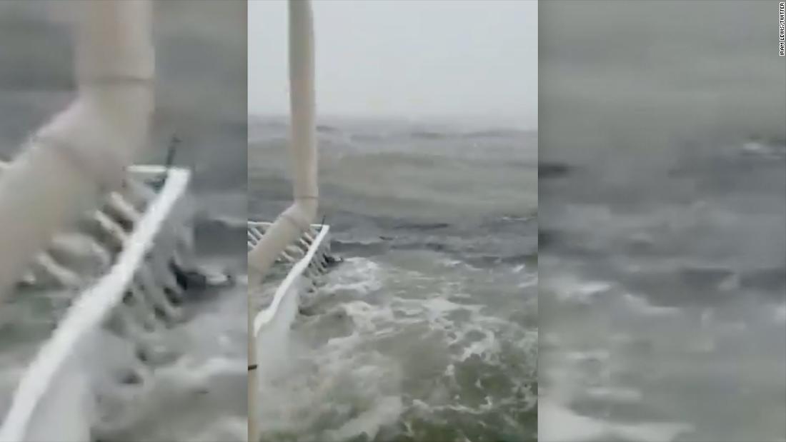 A major airport in the bahamas is underwater cnn video