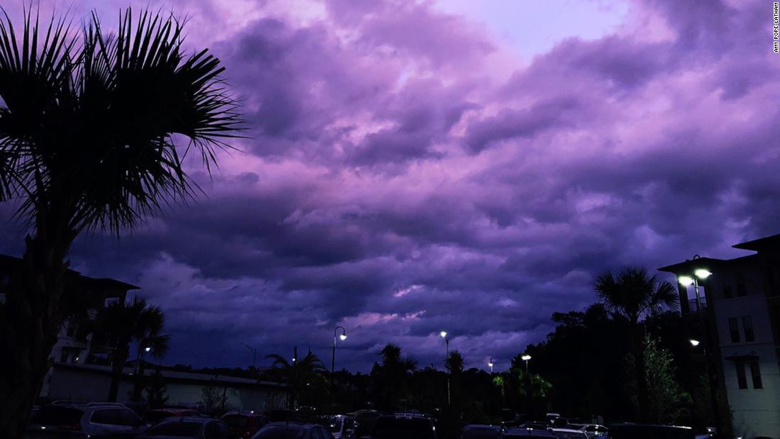 The sky turned purple over Florida as Hurricane Dorian passed by - CNN