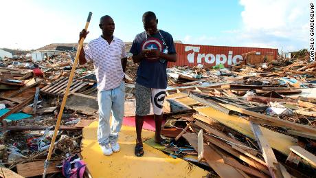 The extensive damage and destruction in the aftermath of Hurricane Dorian in Great Abaco, Bahamas. 