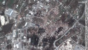 Satellite images show the devastation Dorian caused the Bahamas