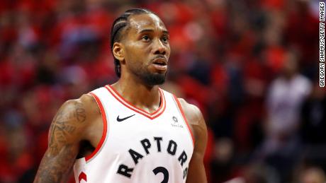 Kawhi Leonard of the Toronto Raptors during the 2019 NBA Finals in June.