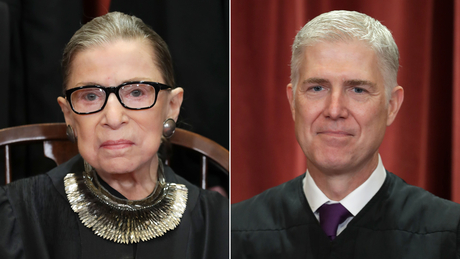 How RBG welcomed Neil Gorsuch to the bench