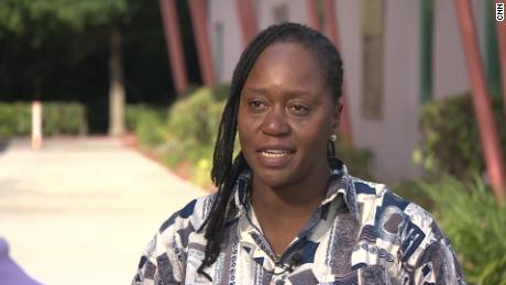 Natasha Harvey spoke to CNN&#39;s Rosa Flores about Hurricane Dorian and its aftermath.