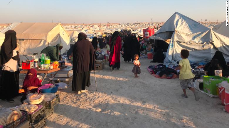 While some women continue to enforce ISIS&#39; draconian rules, camp officials struggle to track down perpetrators.  The women are nearly impossible to identify due to the niqab, and switch from tent to tent to avoid capture.
