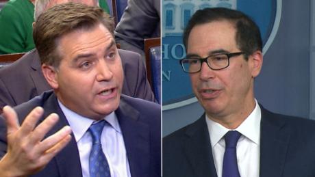 Acosta presses Mnuchin: Is national security team a mess?